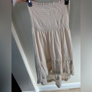 Maurice’s strapless dress (cream) size medium